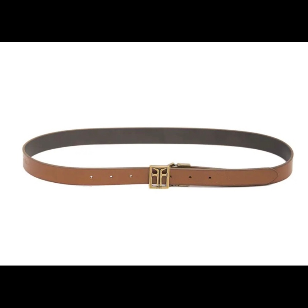 Frye Reversible Genuine Leather Belt - Tan - Size S (32”) Approx 1” Wide NWT